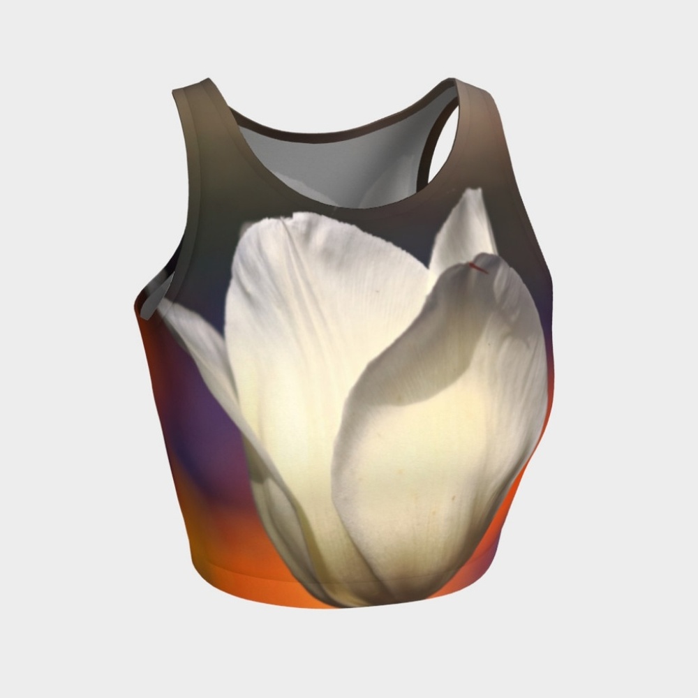 Petal Power - Athletic Crop Top